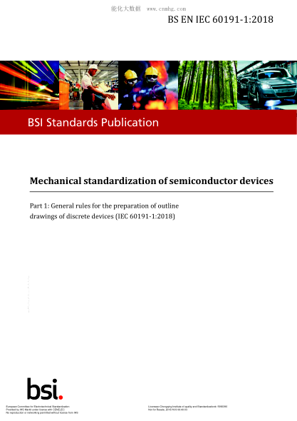 EN IEC 60191-1-2018 Mechanical standardization of semiconductor devices. Part 1: General rules for the preparation of outline drawings of discrete devices