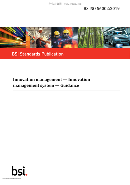 BS ISO 56002-2019 Innovation management. Innovation management system. Guidance