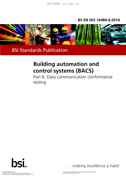 BS EN ISO 16484-6-2014 建筑自動(dòng)化和控制系統(BACS) 第6部分:數據通信一致性試驗 Building automation and control systems (BACS). Data communication conformance testing