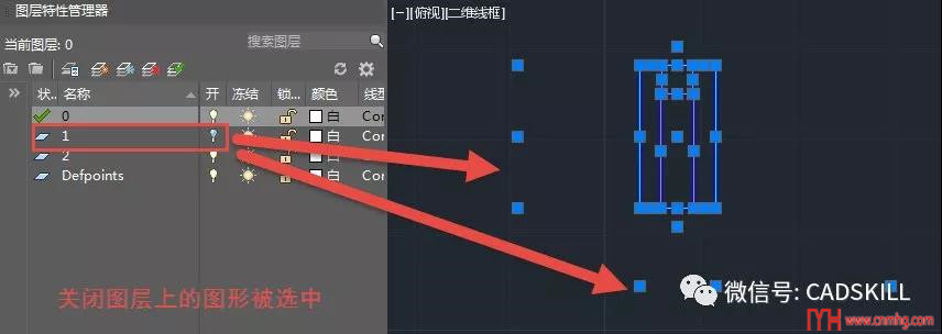 CAD圖層的凍結跟開(kāi)關(guān)有什么區別？