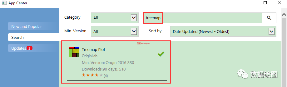 Origin(Pro):Treemap Plot樹(shù)形圖
