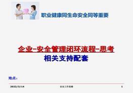工貿企安全管理閉環(huán)流程培訓(40頁(yè))pptx