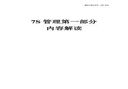 7S管理第1部分:內容解讀doc