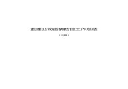 監理公司疫情防控工作總結doc