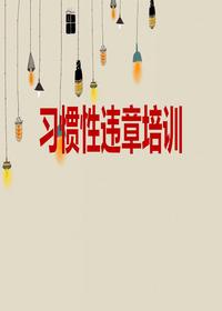 習慣性違章培訓（40頁(yè)）pptx