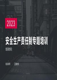 2023安全生產(chǎn)責任制專(zhuān)題培訓(48頁(yè))pptx