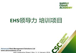 知名企業(yè)高級經(jīng)理EHS領(lǐng)導力培訓pptx