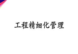 工程安全精細化管理培訓pptx