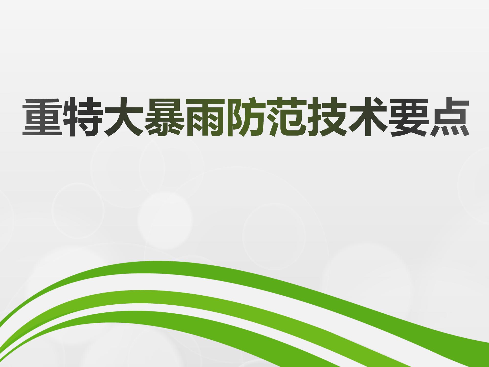 重特大暴雨防范技術(shù)要點(diǎn)(67頁(yè))pptx
