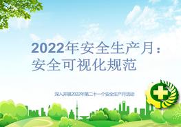 2022年安全生產(chǎn)月:安全可視化規范pptx