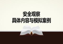 安全觀(guān)察具體內容與模擬案例(75頁(yè))pptx