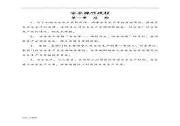 煉鐵安全操作規程(40頁(yè))doc