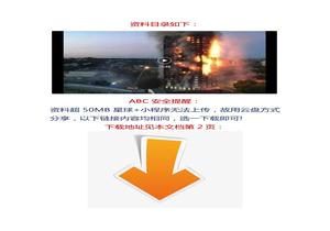 【視頻】史無(wú)前例大合集！23個(gè)典型火災案例docx