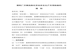 危險化學(xué)品安全生產(chǎn)專(zhuān)項檢查工作docx