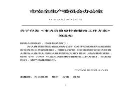 火災隱患排查整治工作方案doc