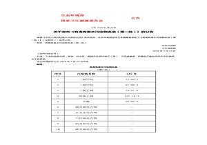 《有毒有害水污染物名錄(第一批)》docx