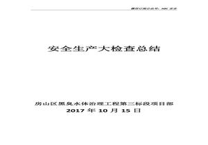 安全生產(chǎn)大檢查總結docx