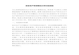 安全生產(chǎn)專(zhuān)項整治三年行動(dòng)總結docx