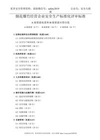 煙花爆竹經(jīng)營(yíng)企業(yè)安全生產(chǎn)標準化評審標準doc