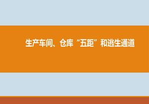 生產(chǎn)車(chē)間、倉庫“五距”和逃生通道pptx
