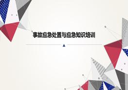 事故應急處置與應急知識培訓ppt