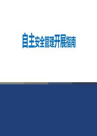 如何開(kāi)展自主安全管理(73頁(yè))pptx