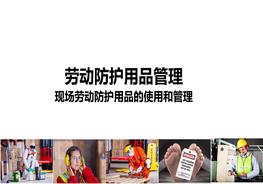 現場(chǎng)勞動(dòng)防護用品的使用和管理ppt