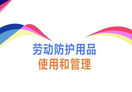 勞動(dòng)防護用品使用和管理pptx