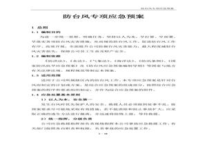 防臺風(fēng)專(zhuān)項預案doc