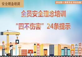 全員安全理念培訓，四不傷害24條提示pptx