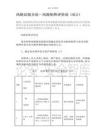 LS矩陣風(fēng)險識別分析法(5頁(yè))(1)docx